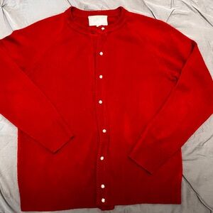 Red cardigan  sweater
